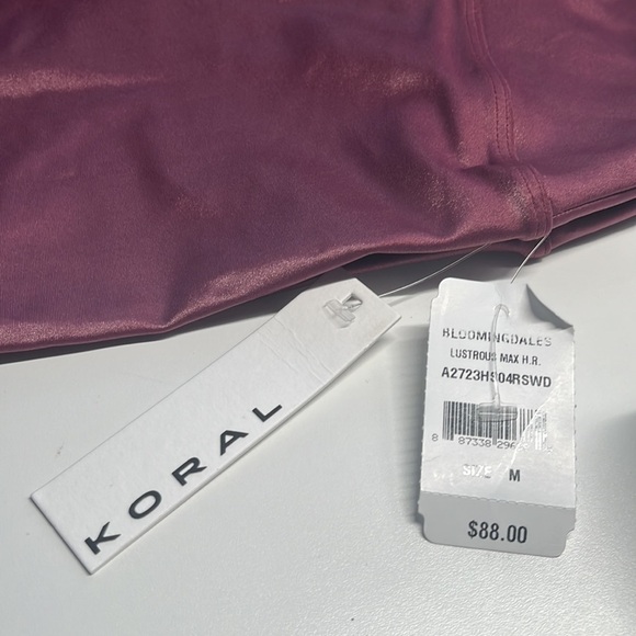 Koral Medium Lustrous Max High Rise Legging in Rosewood - Picture 3 of 3